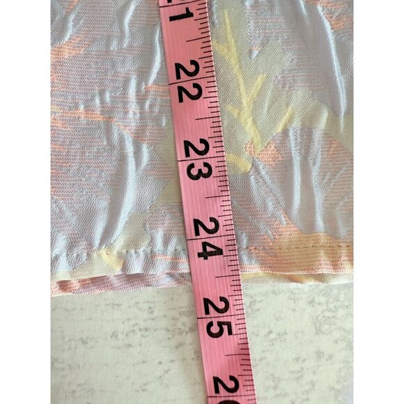 NWT Abbey Glass Women's Marty Top XL Lilac Floral Jacquard Crew Neck Short Sleev - Picture 9 of 13